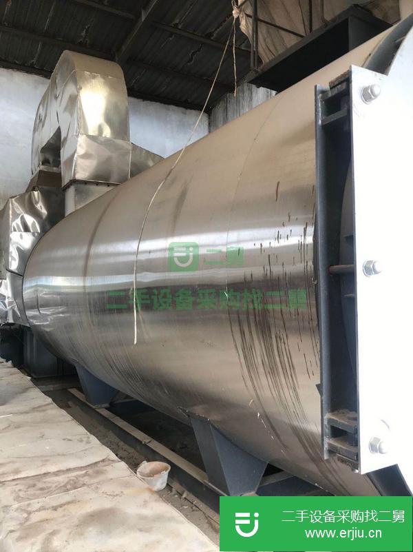 浙江出售二手特富600萬大卡油氣兩用導熱油鍋爐