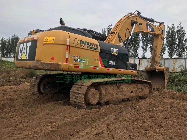 北京出售二手 八成新的卡特336DL挖掘機