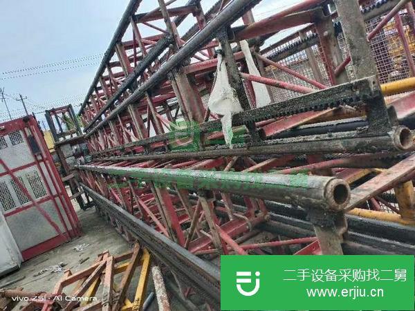 浙江出售二手變頻施工電梯 60米