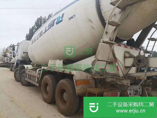 黑龍江出售二手18年國五豪沃大20方攪拌車