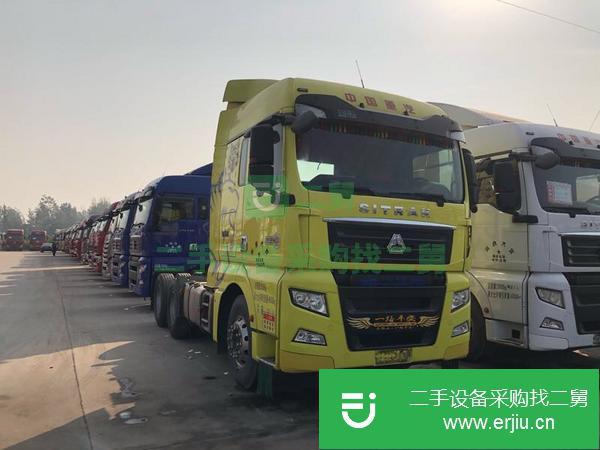 山東出售二手牽引車(chē)汕德卡C7H，540馬力