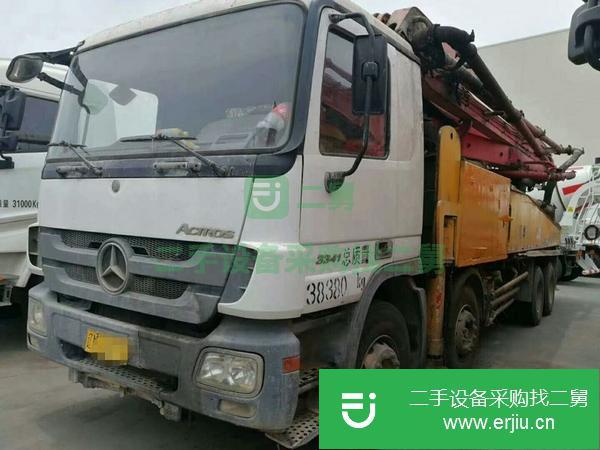 河北出售二手2011年三一奔馳48米泵車手續齊全