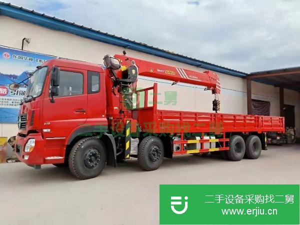 新疆出售二手前四后八三一12噸五節臂隨車吊
