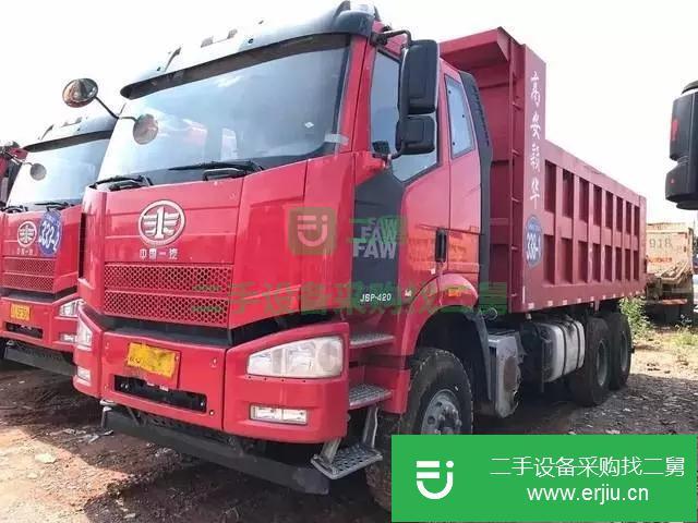 江西出售二手一汽解放J6P自卸車