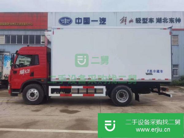 福建出售二手解放冷藏車，配開利C600冷機；加裝通風槽，單側門