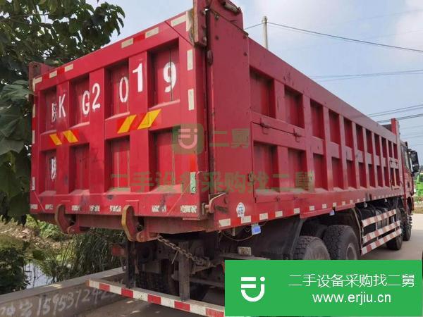 河北出售二手8.6米陜汽德龍自卸車,500馬力
