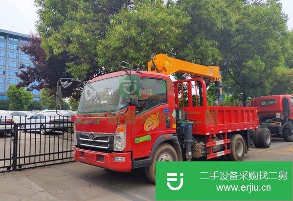 湖北出售二手5噸重汽豪曼隨車吊