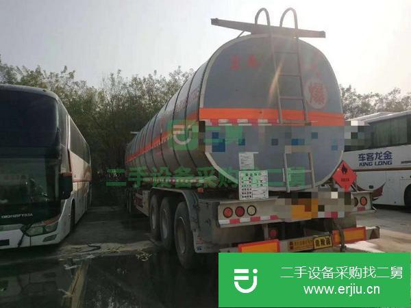 河南出售二手解放J6P460馬力油罐車可提戶
