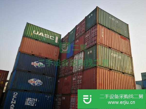 天津出售二手八成新集裝箱