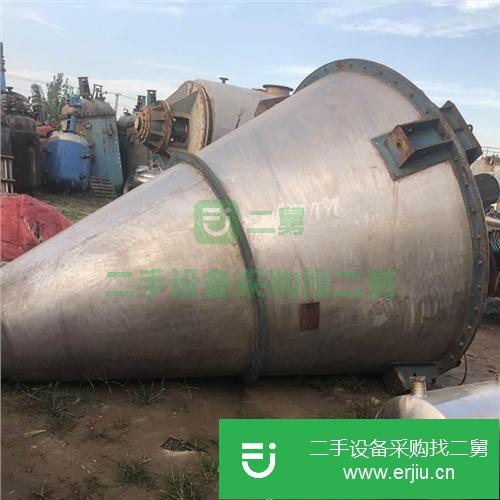 山東出售二手雙螺旋錐形混合機(jī)