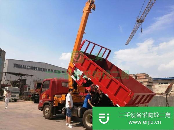 四川出售重汽豪曼5噸藍牌吊車,可做自卸,全國分期