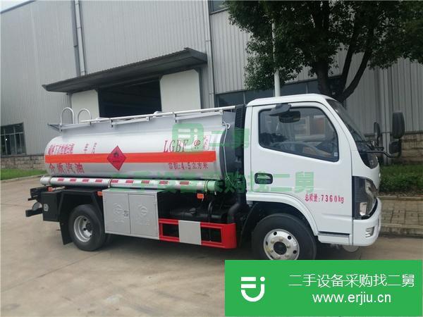 山西出售二手東風多利卡4噸國五102馬力油罐車