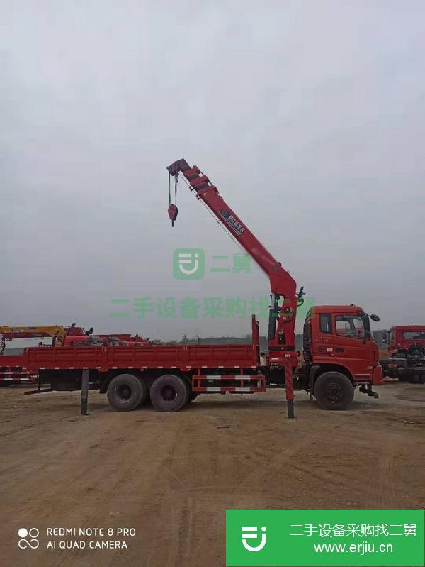 湖北出售二手東風(fēng)吊車12噸四節(jié)臂