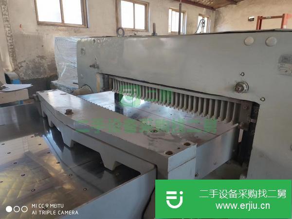 山東出售二手1300申達雙軌程控切紙機