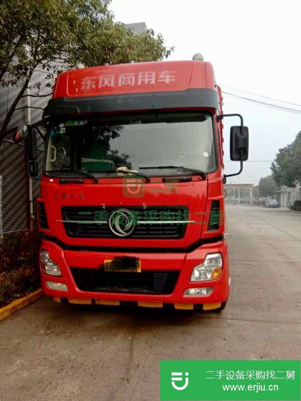 江蘇出售二手東風天龍高欄載貨車