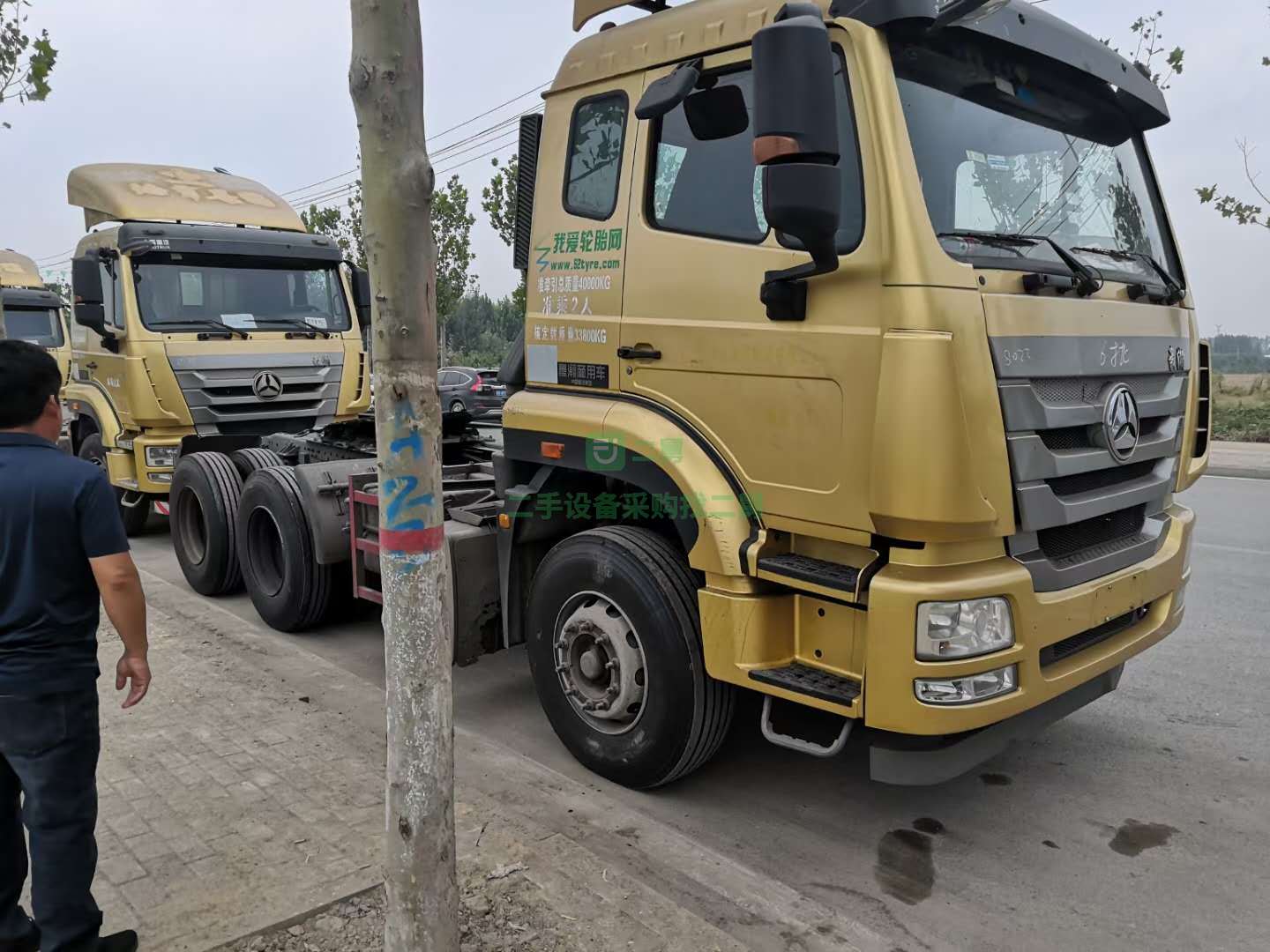 出售17年國四豪瀚牽引車，400 馬力，德國曼發動機