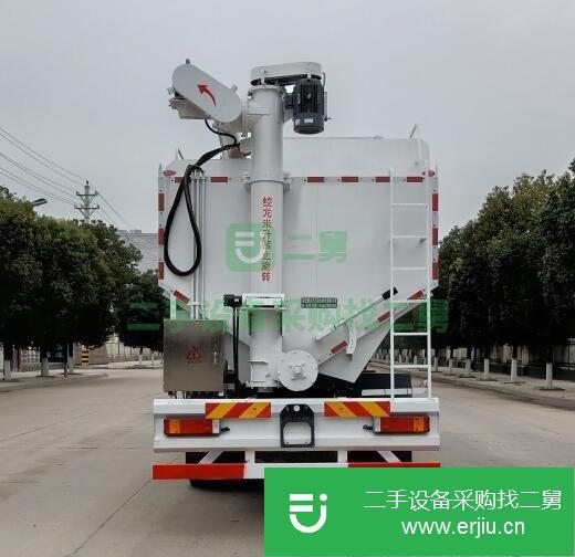 湖北出售二手柳汽乘龍前四后八散裝飼料運輸車