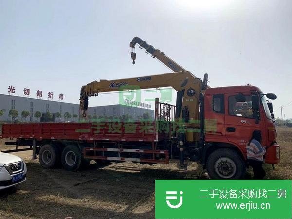 山西出售二手徐工12噸后八輪隨車吊