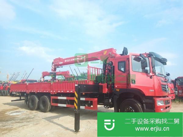 湖北出售二手12噸5節隨車吊