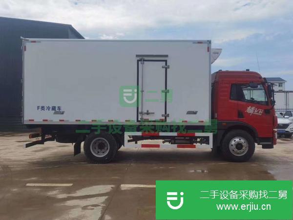 福建出售二手解放冷藏車，配開利C600冷機；加裝通風槽，單側門