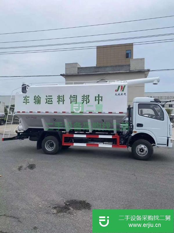 湖北出售二手東風(fēng)多利卡8噸散裝飼料運(yùn)輸車