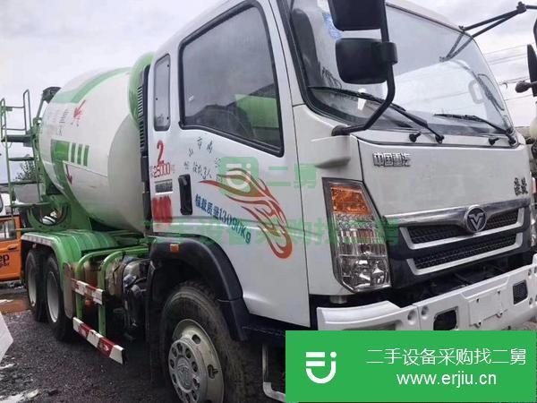 江蘇出售二手國(guó)五后八輪重汽豪曼攪拌車(chē),210馬力