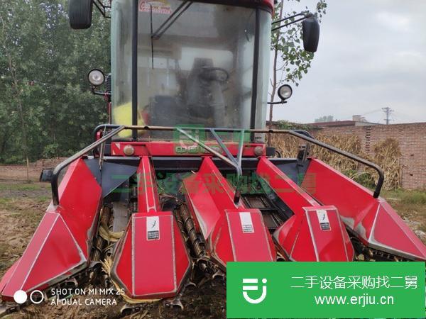 河北出售二手東方紅四行玉米收割機(jī)