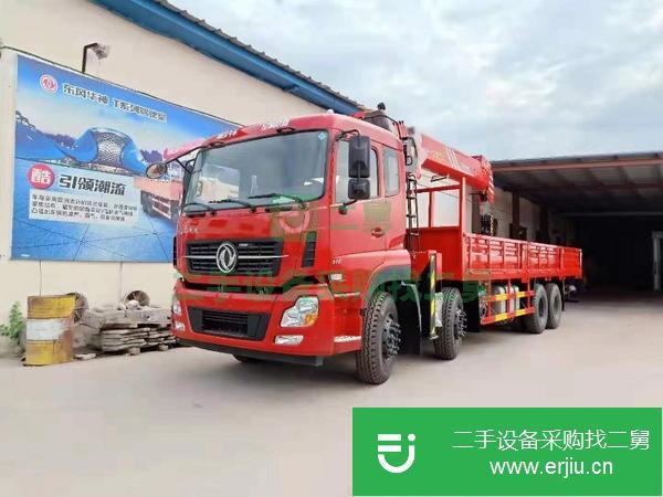 新疆出售二手前四后八三一12噸五節臂隨車吊