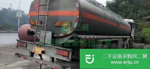 重慶出售二手前四后八鋁合金油罐車