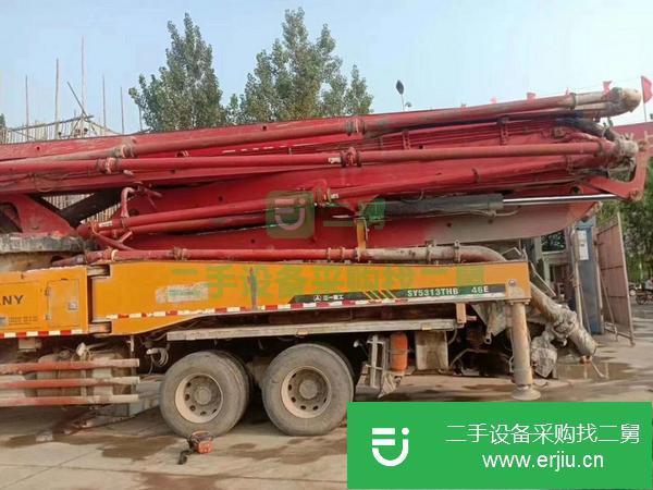 內蒙古出售二手三一46米泵車車況好