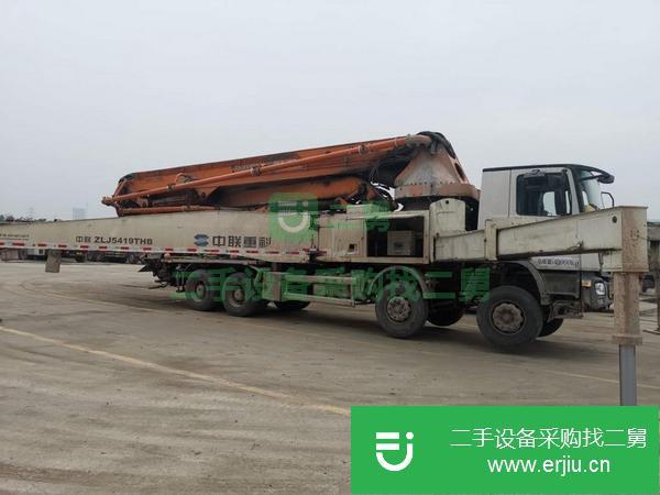 湖南出售二手13年中聯奔馳52米泵車