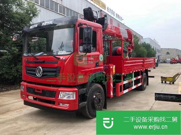 江蘇出售東風單排吊車,玉柴200馬力發動機,法士特8檔變速箱