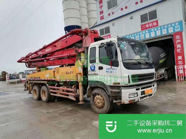河南出售二手三一37米泵車手續齊全