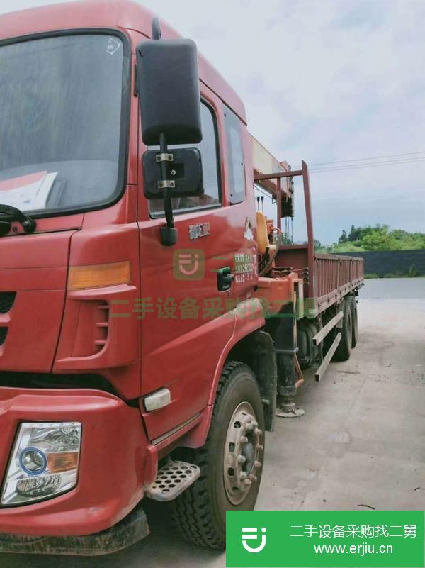 江西出售二手12噸隨車吊東風(fēng)底盤