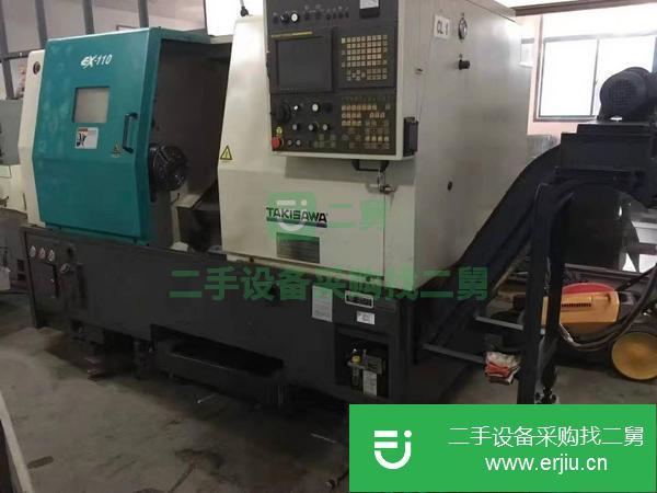 遼寧出售二手臺灣瀧澤EX-110數控斜身車床
