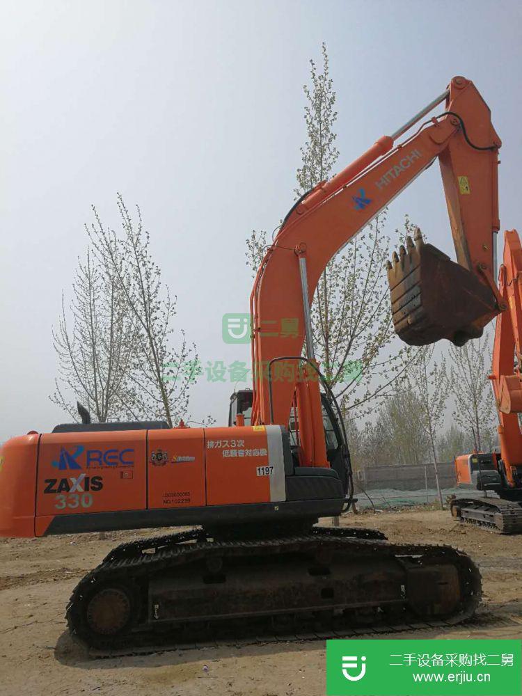 河南出售二手日立ZX330-3G挖掘機