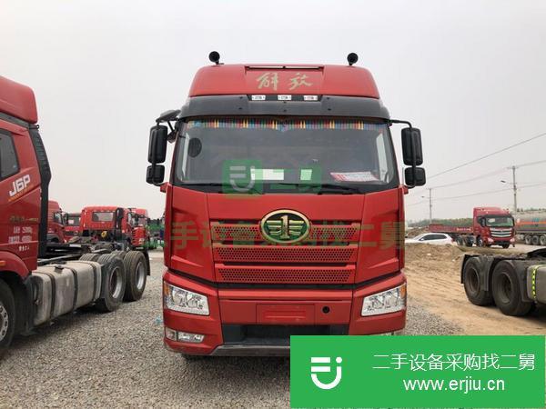 山東出售二手解放牽引車J6P，550馬力
