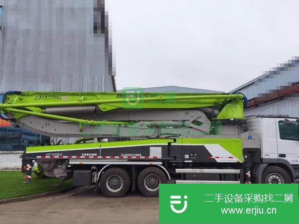 湖南出售二手中聯(lián)泵車，奔馳47米底盤