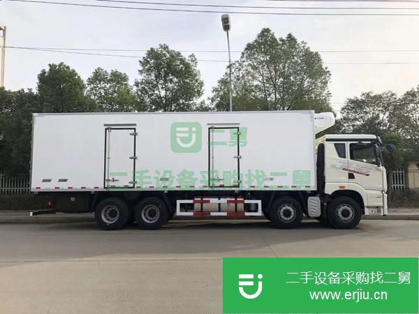山西出售二手解放JH6前四后八肉勾9米6冷藏車