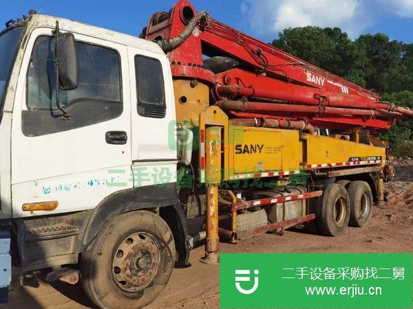 廣東出售二手三一37米泵車原車原況原版漆