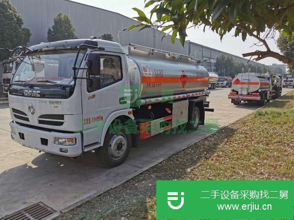 山東出售二手江淮5噸鋁合金油罐車