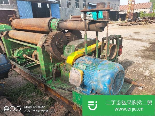 青海出售二手實心W11-25*2000機械卷板機