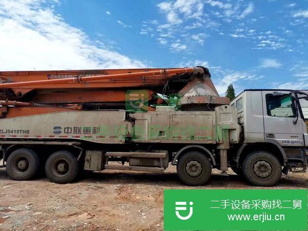 湖南出售二手中聯重科52米泵車帶全面的商業保險