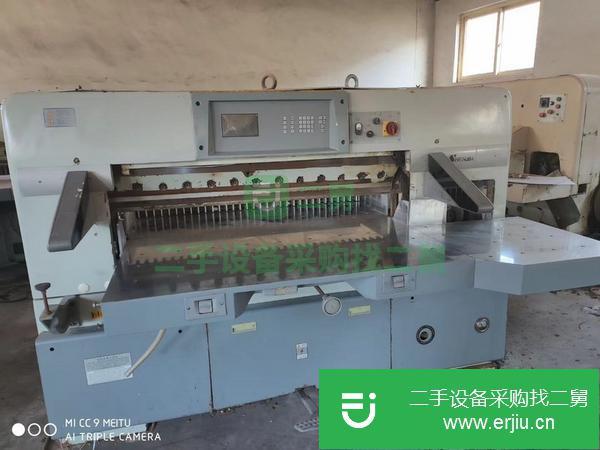 山東出售二手1300申達雙軌程控切紙機