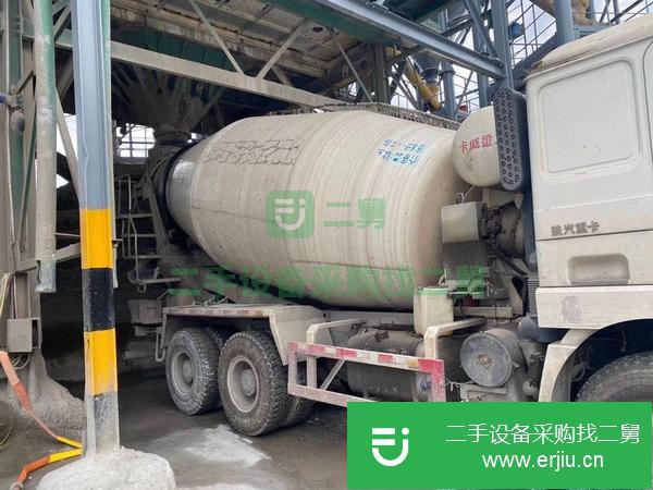 山西出售二手12年德龍大12方混凝土攪拌車手續齊全
