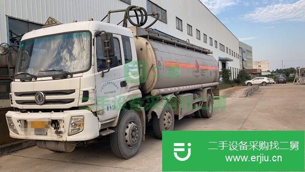 湖南出售二手東風商用小三軸油罐車