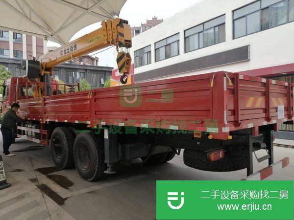 湖北出售二手東風隨專后八輪270馬力國五隨車吊