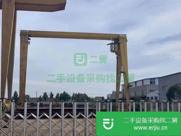 河北出售二手5噸單梁包廂龍門吊