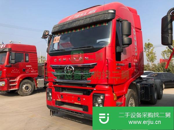 山東出售二手牽引車上汽紅巖C500，450馬力