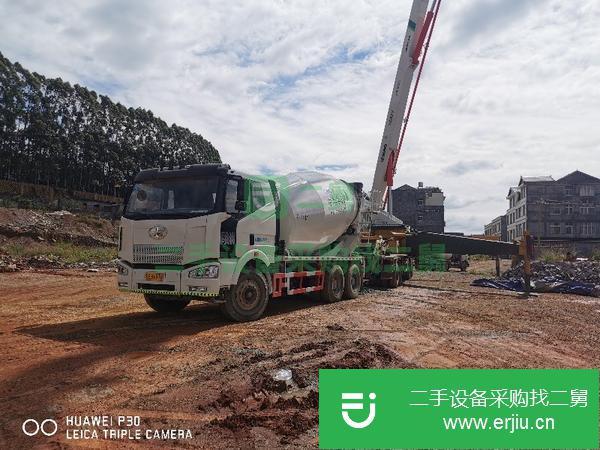 貴州出售二手個人戶解放j6攪拌車包提檔過戶